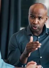 man speaking